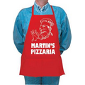 Colored Bib Apron in Polyester Cotton Twill